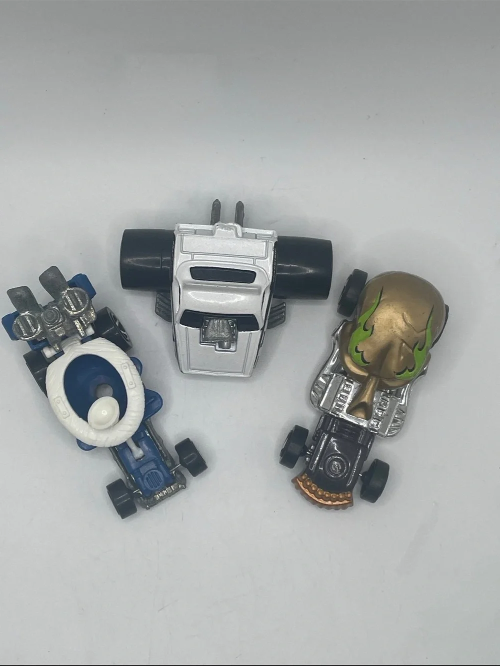 THREE, DIE- CAST CRAZY CARS